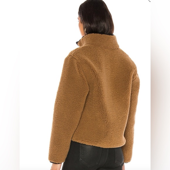 Pistola Zoey pullover XS women's sherpa fleece cream combo thick animal print - Picture 8 of 15